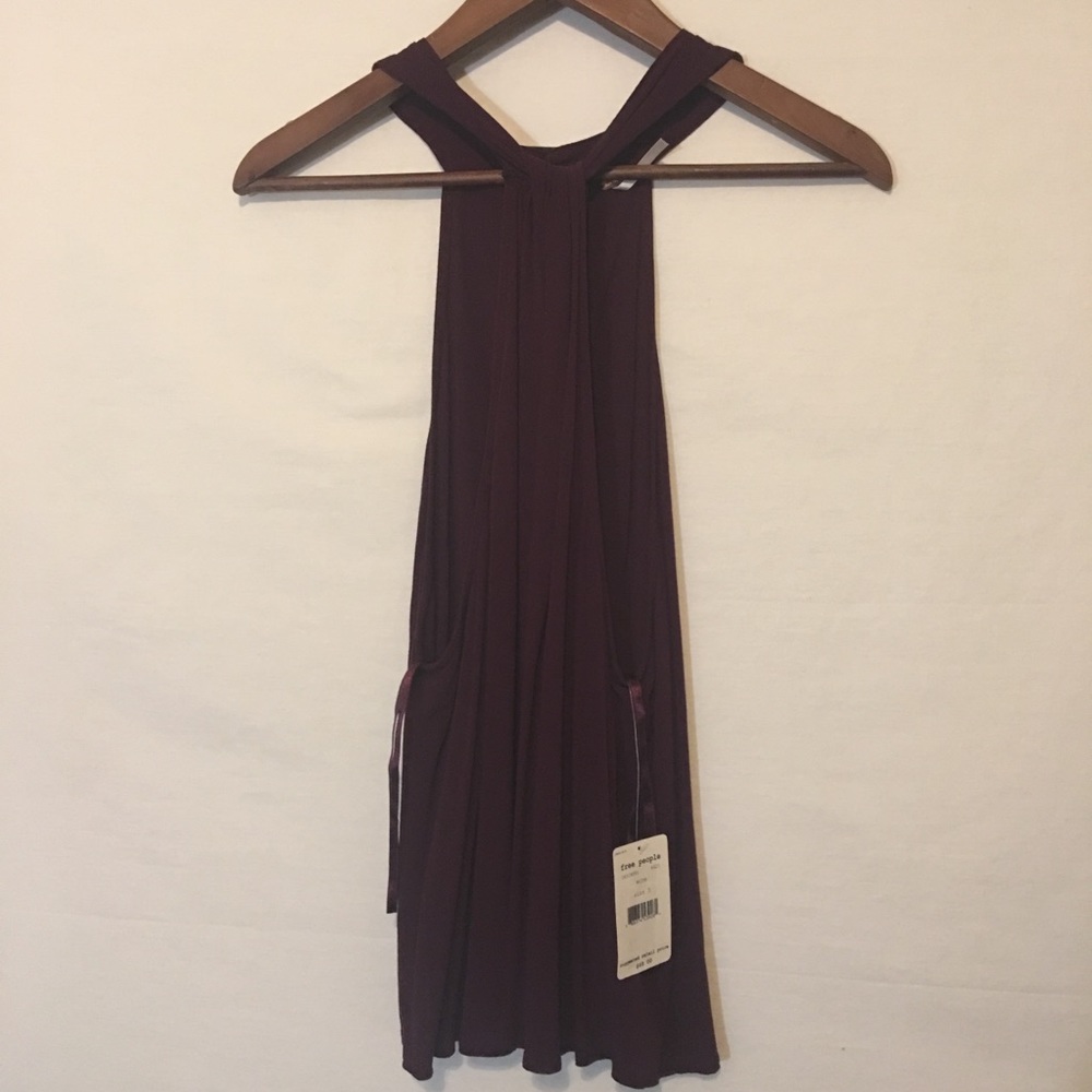 Free People Plum Sleeveless Top - Picture 4 of 6